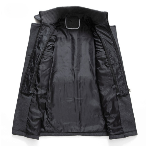 EDVIN | płaszcz wełniany trenchcoat męski