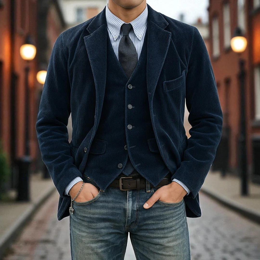 Tommy™ | Komplet 2 części: Marynarka i Kamizelka