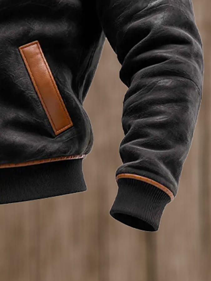 EINAR | OCIEPLANA SKÓRZANA KURTKA