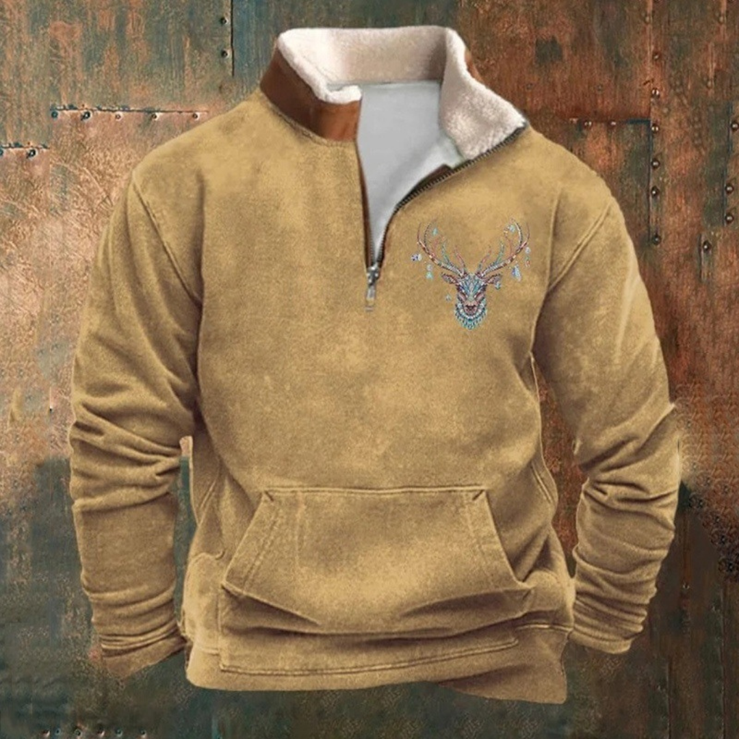 Pierre | Sweter z ćwierć zamkiem