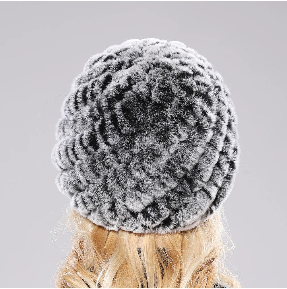 Czapka Mirabelle z Pluszowego Futra