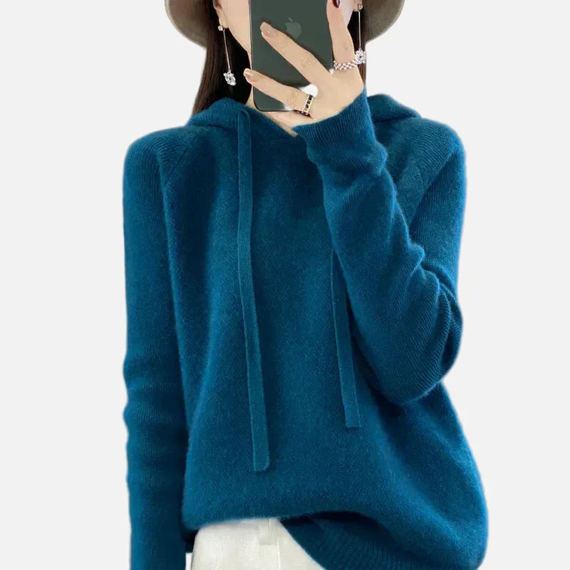 Hana | Zimowy Damski Sweter z Wełny Merino