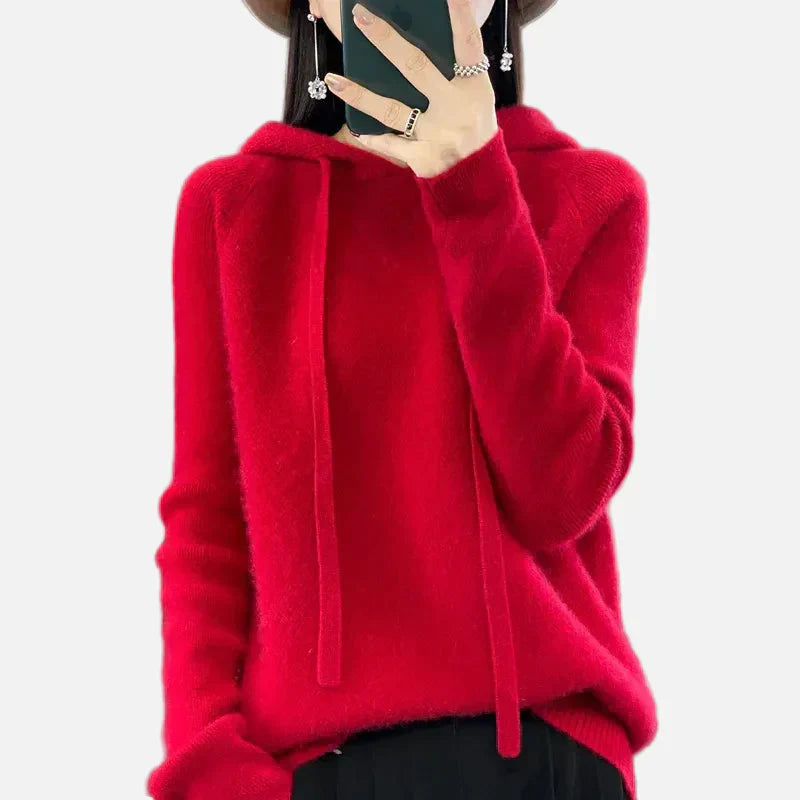 Hana | Zimowy Damski Sweter z Wełny Merino