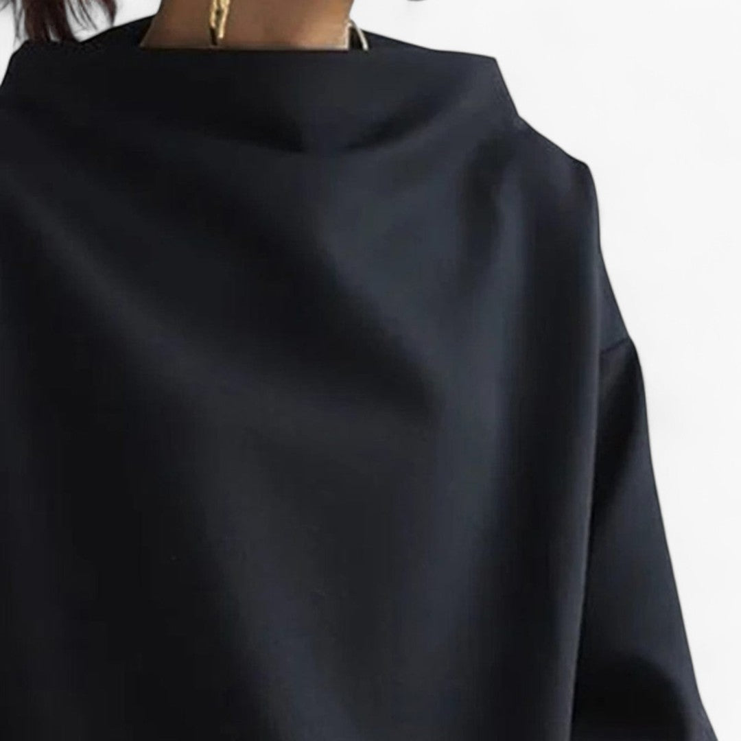 LAIMA | Miękki Sweter z Wysokim Kołnierzem