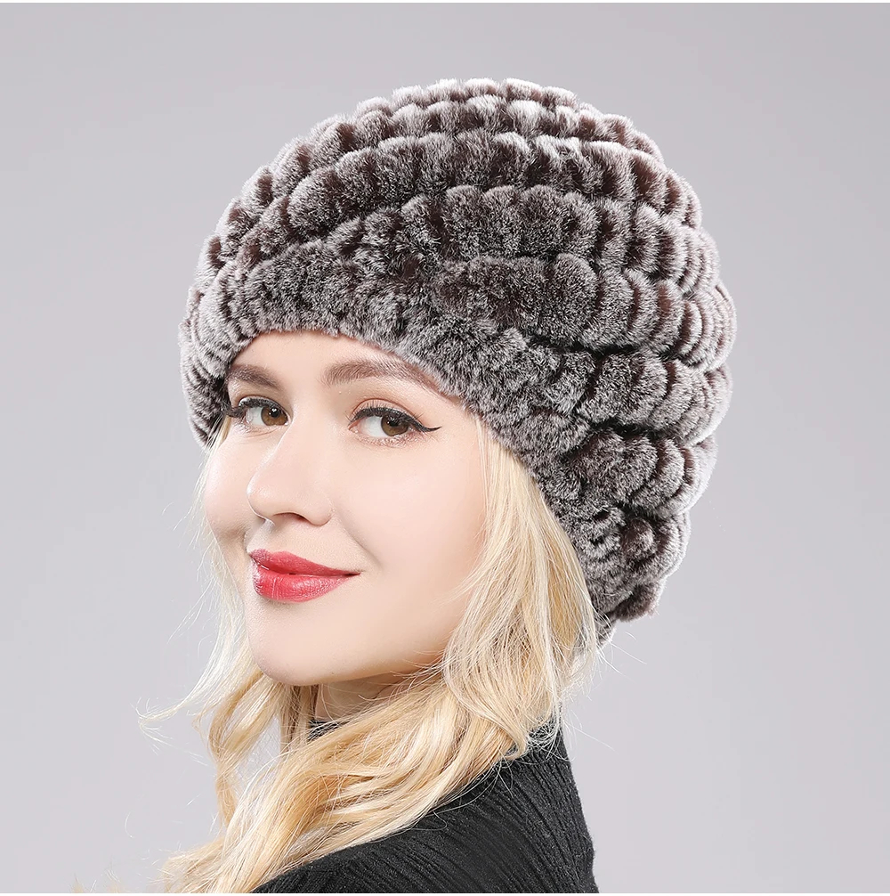 Czapka Mirabelle z Pluszowego Futra