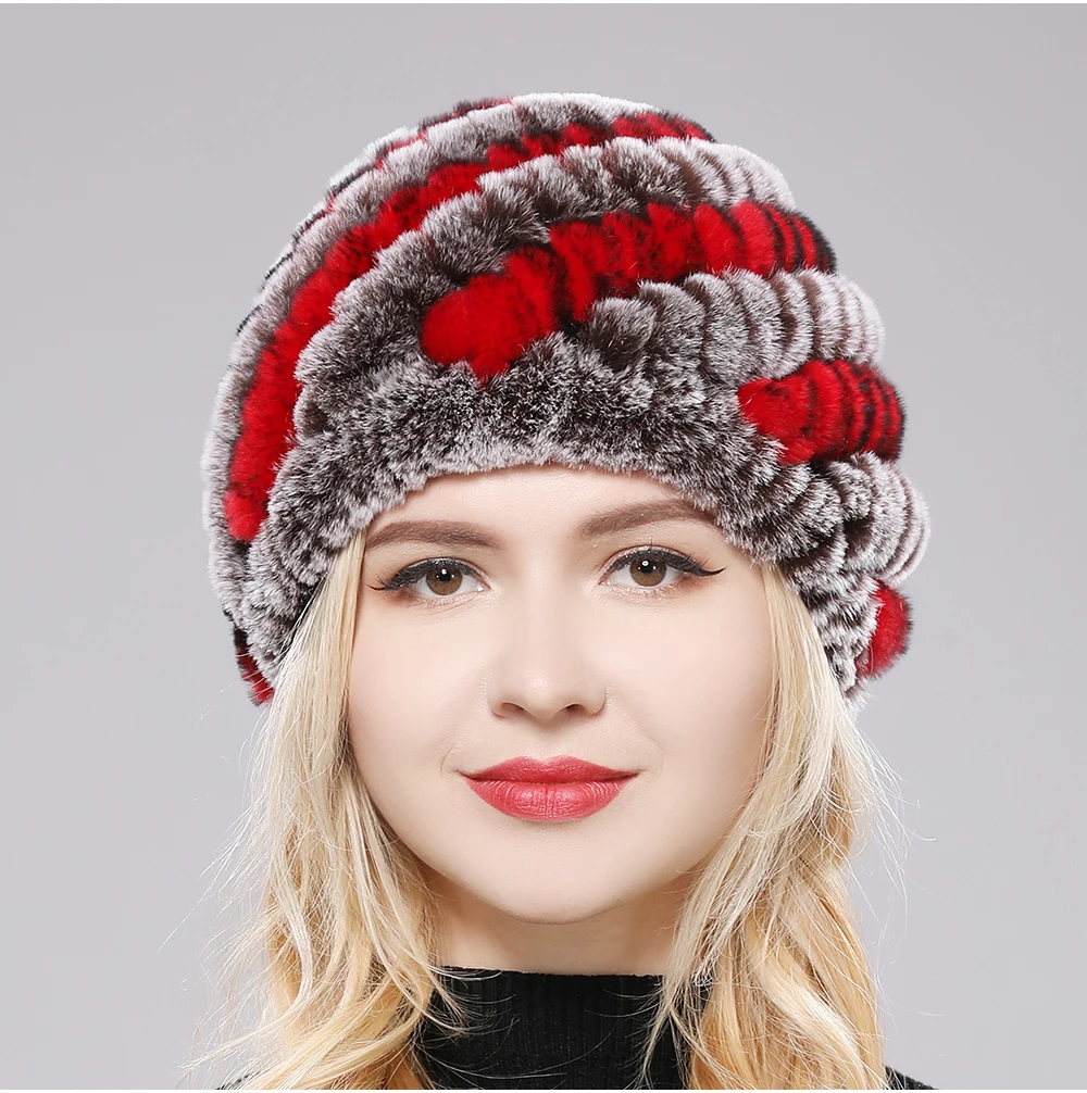 Czapka Mirabelle z Pluszowego Futra