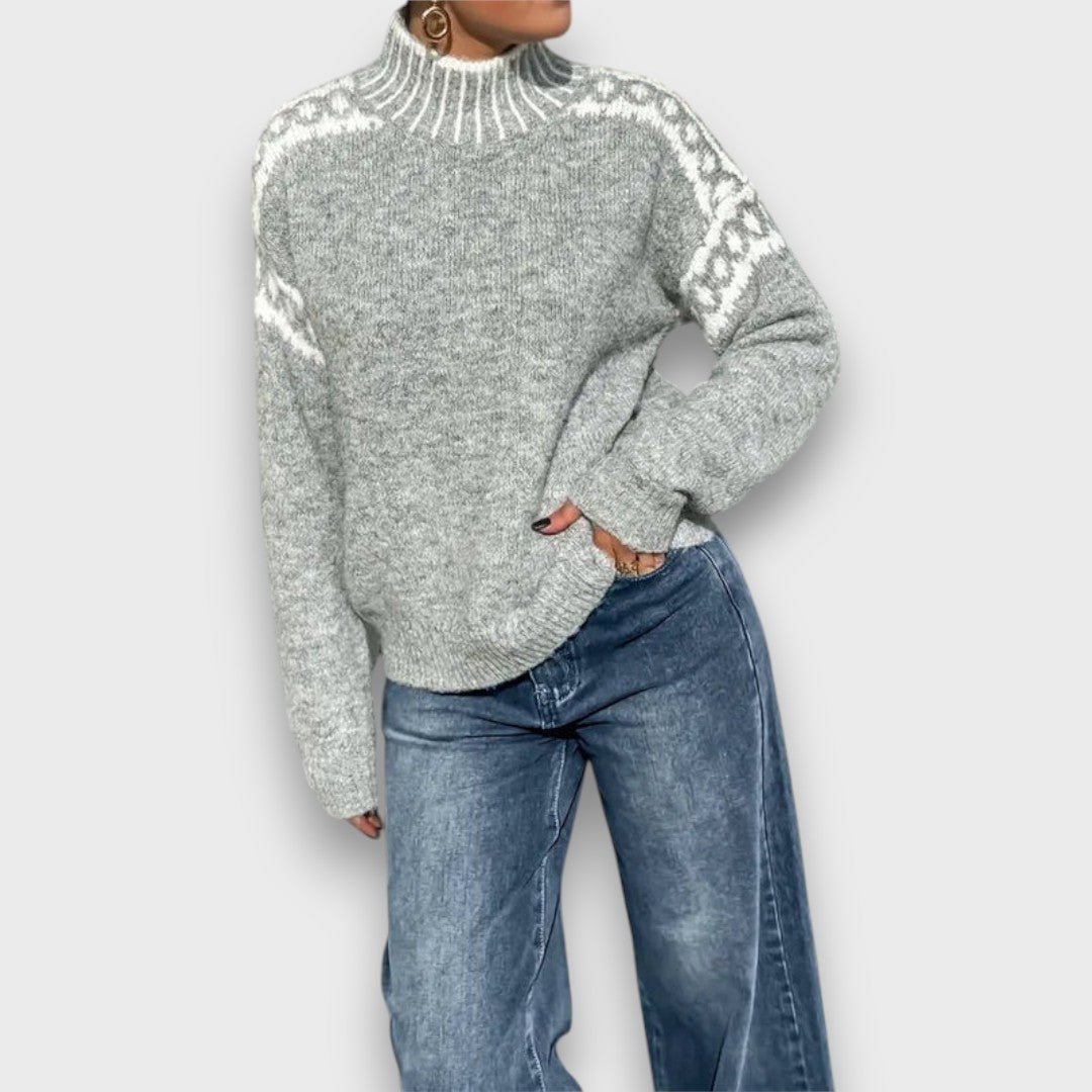 Rosalie | Premium Wełniany Nordycki Sweter