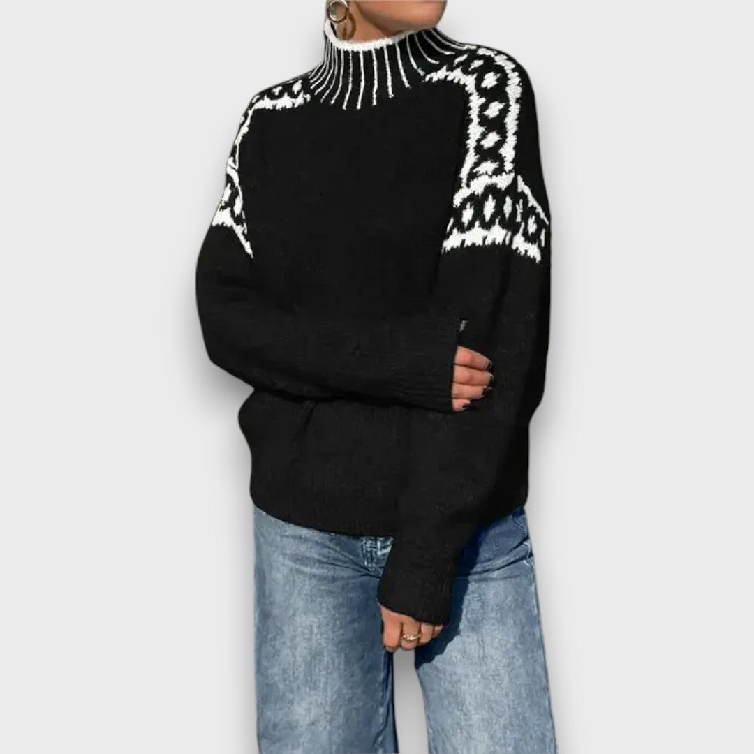 Rosalie | Premium Wełniany Nordycki Sweter