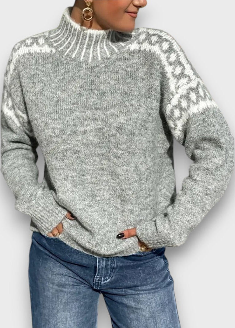 Rosalie | Premium Wełniany Nordycki Sweter