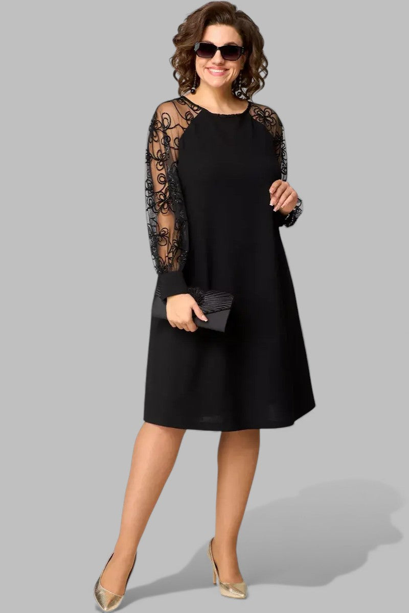 CELINA™ | KLASYCZNA SUKIENKA MIDI NA SPECJALNE OKAZJE